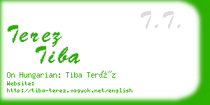 terez tiba business card